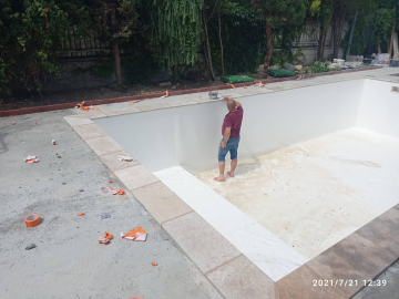 kompletní rekonstrukce bazénu
