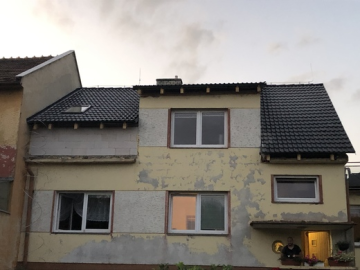 Rekonstrukce a úprava střechy - hotovo
