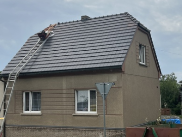 Rekonstrukce střechy - téměř hotovo