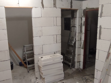 Rekonstrukce bytového jádra propojení koupelny s kuchyní