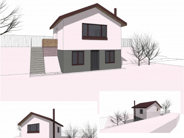 Studie a projekt změny využití původní stavby na zahradní domek - okres Benešov