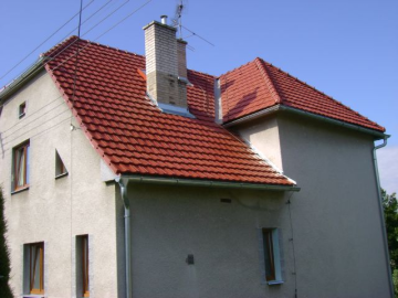 Střecha na rodinném domě