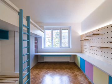 Interiér dětského pokoje v Praze